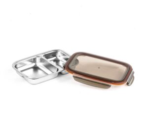 Portapranzo compartimentato inox 700ml
