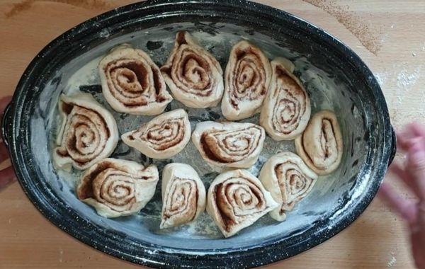 preparazione cinnamon rolls